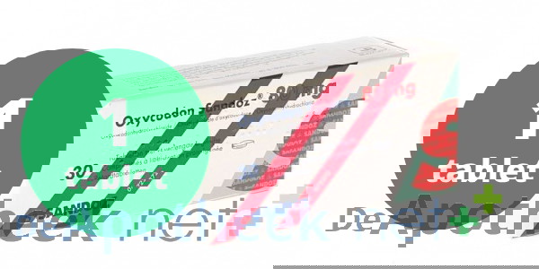 Oxycodon 80 mg (per tablet) - Hoofdafbeelding