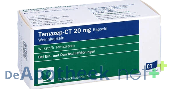 Temazepam 20 mg - Hoofdafbeelding